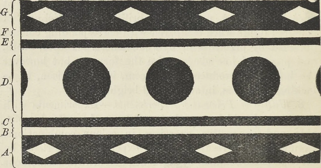An illustration from Colour in woven design, 1890, leaf 43