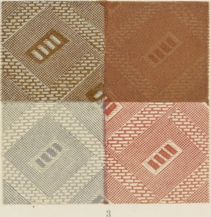 An illustration from Colour in woven design, 1890, leaf 490