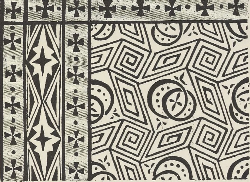 An illustration from Colour in woven design, 1890, leaf 492