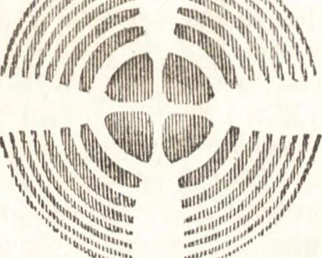An illustration from A treatise on optics, 1839, leaf 172