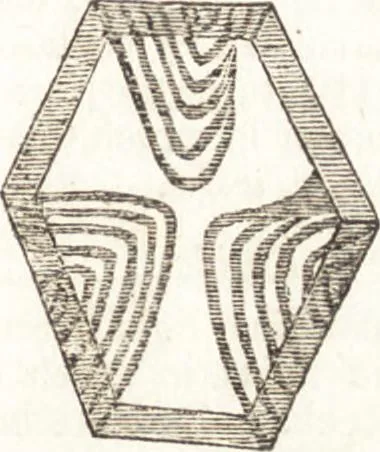 An illustration from A treatise on optics, 1839, leaf 192