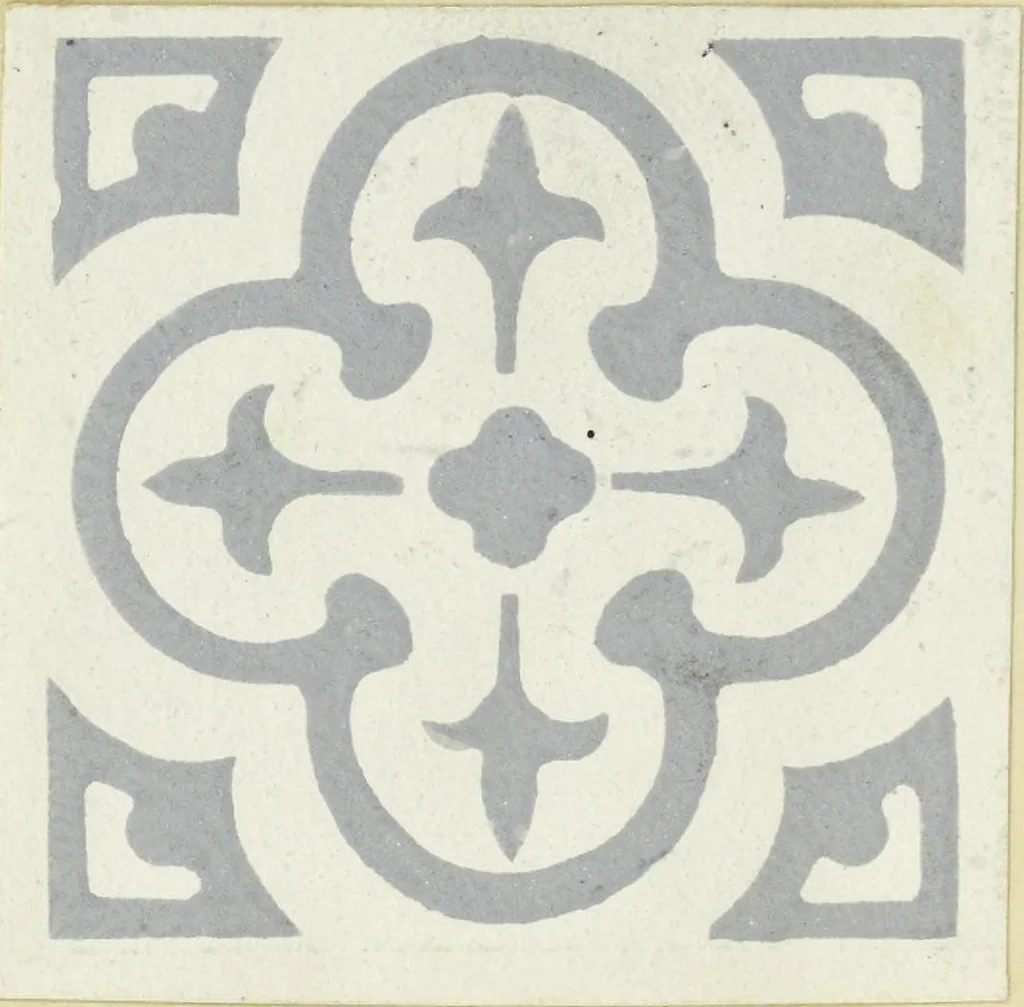 An illustration from Code des couleurs : à l'usage des naturalistes, artistes, commerçants et industriels : 720 échantillons de couleurs classés d'après la méthode Chevreul simplifiée, 1908, leaf 85