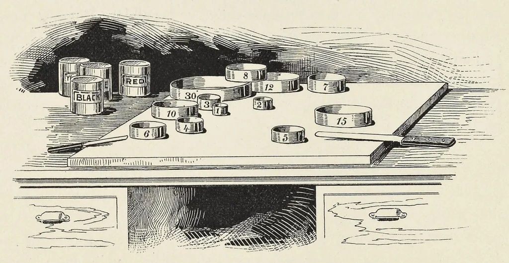 An illustration from The color printer. A treatise on the use of colors in typographic printing, 1892, leaf 23