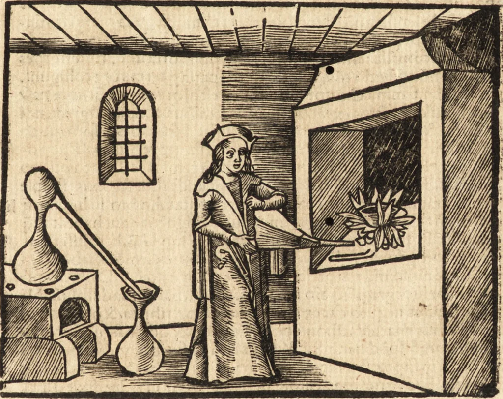 An illustration from Margarita philosophica, 1503, leaf 418