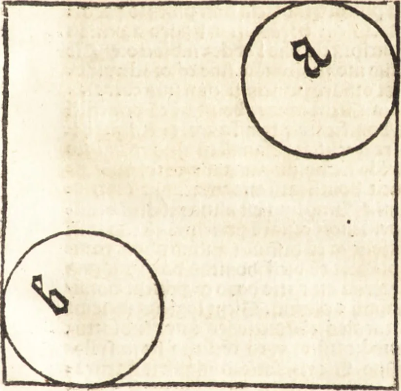 An illustration from Illuminati sacre pagine p.fessoris amplissimi magistri Raymundi Lull. Ars magna, generalis et vltima : quarũcunq3 artium [et] scientiarum ipsius Lull. assecutrix et clauigera : [et] ad eas aditum faciliorẽ prebẽs, antehac nusq̃3 arti impressorie emũctius cõmendata, 1517, leaf 208