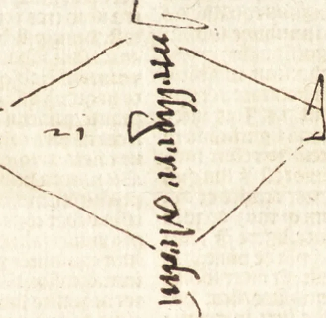 An illustration from Illuminati sacre pagine p.fessoris amplissimi magistri Raymundi Lull. Ars magna, generalis et vltima : quarũcunq3 artium [et] scientiarum ipsius Lull. assecutrix et clauigera : [et] ad eas aditum faciliorẽ prebẽs, antehac nusq̃3 arti impressorie emũctius cõmendata, 1517, leaf 37