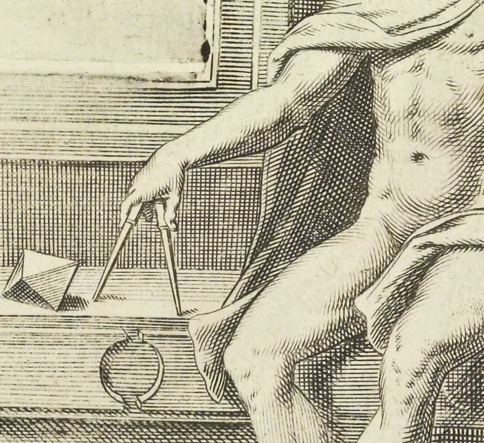 An illustration from Les raisons des forces mouuantes auec diuerses machines tant vtilles que plaisantes aus quelles sont adioints plusieurs desseings de grotes et fontaines, 1615, leaf 100