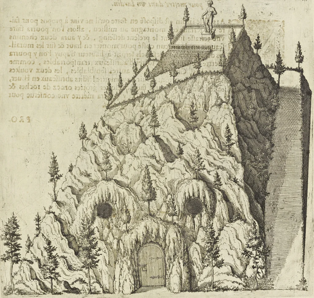 An illustration from Les raisons des forces mouuantes auec diuerses machines tant vtilles que plaisantes aus quelles sont adioints plusieurs desseings de grotes et fontaines, 1615, leaf 122