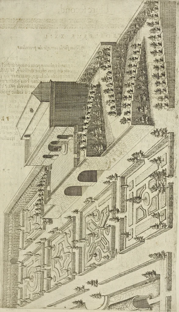 An illustration from Les raisons des forces mouuantes auec diuerses machines tant vtilles que plaisantes aus quelles sont adioints plusieurs desseings de grotes et fontaines, 1615, leaf 124