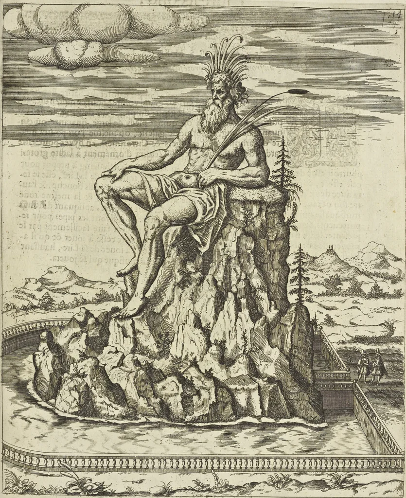 An illustration from Les raisons des forces mouuantes auec diuerses machines tant vtilles que plaisantes aus quelles sont adioints plusieurs desseings de grotes et fontaines, 1615, leaf 130