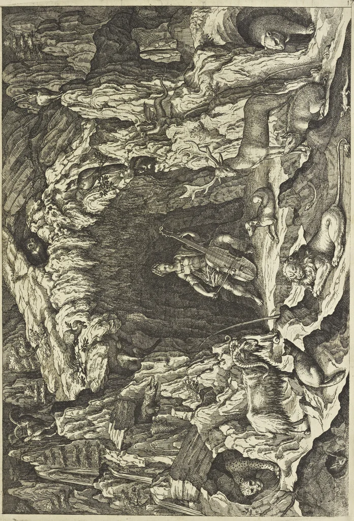 An illustration from Les raisons des forces mouuantes auec diuerses machines tant vtilles que plaisantes aus quelles sont adioints plusieurs desseings de grotes et fontaines, 1615, leaf 136
