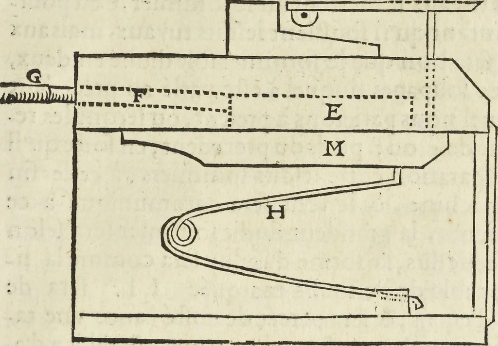 An illustration from Les raisons des forces mouuantes auec diuerses machines tant vtilles que plaisantes aus quelles sont adioints plusieurs desseings de grotes et fontaines, 1615, leaf 156