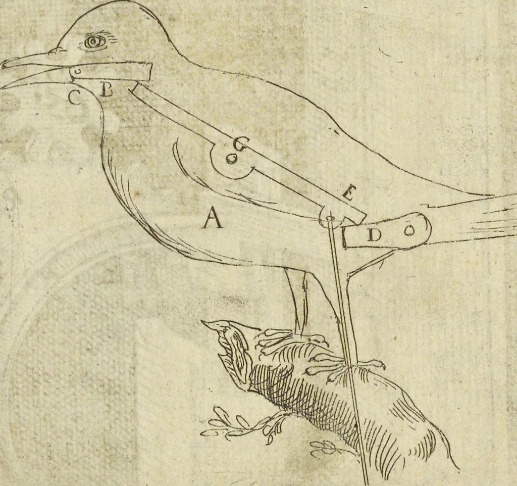 An illustration from Les raisons des forces mouuantes auec diuerses machines tant vtilles que plaisantes aus quelles sont adioints plusieurs desseings de grotes et fontaines, 1615, leaf 71
