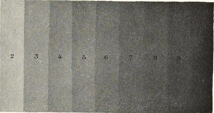 An illustration from De la loi du contraste simultané des couleurs et de l'assortiment des objets colorés : considéré d'après cette loi dans ses rapports avec la peinture, les tapisseries des gobelins, les tapisseries de Beauvais pour meubles, les tapis, la mosaique, les vitraux colorés, l'impression des étoffes, l'imprimerie, l'enluminure, la decoration des édifices, l'habillement et l'horticulture, 1889, leaf 38
