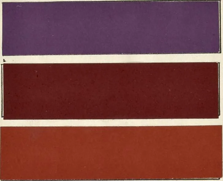An illustration from A class-book of color : including color definitions, color scaling, and the harmony of colors, 1895, leaf 15