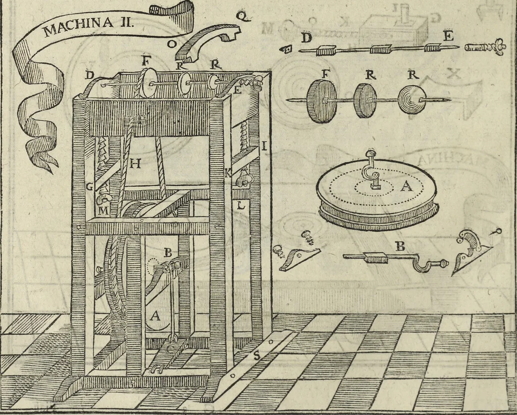 An illustration from Oculus artificialis teledioptricus, sive, Telescopium : ex abditis rerum naturalium & artificialium principiis protractum novâ methodo, eâque solidâ explicatum ac comprimis è triplici fundamento physico seu naturali, mathematico dioptrico et mechanico, seu practico stabilitum ..., 1685, leaf 371