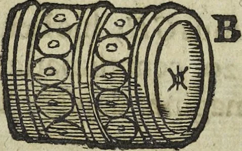 An illustration from Oculus artificialis teledioptricus, sive, Telescopium : ex abditis rerum naturalium & artificialium principiis protractum novâ methodo, eâque solidâ explicatum ac comprimis è triplici fundamento physico seu naturali, mathematico dioptrico et mechanico, seu practico stabilitum ..., 1685, leaf 432