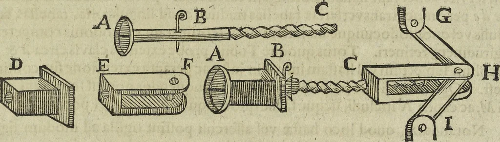 An illustration from Oculus artificialis teledioptricus, sive, Telescopium : ex abditis rerum naturalium & artificialium principiis protractum novâ methodo, eâque solidâ explicatum ac comprimis è triplici fundamento physico seu naturali, mathematico dioptrico et mechanico, seu practico stabilitum ..., 1685, leaf 480