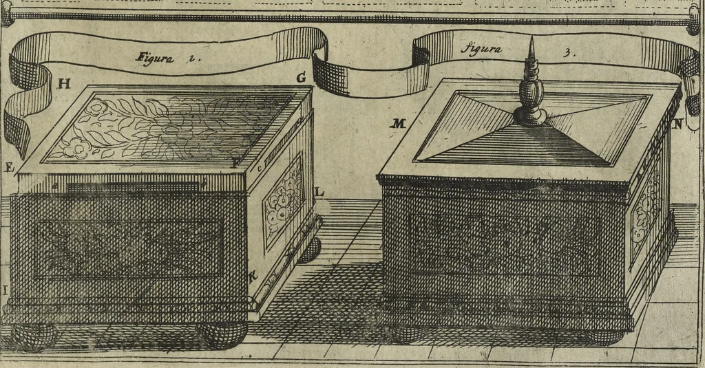An illustration from Oculus artificialis teledioptricus, sive, Telescopium : ex abditis rerum naturalium & artificialium principiis protractum novâ methodo, eâque solidâ explicatum ac comprimis è triplici fundamento physico seu naturali, mathematico dioptrico et mechanico, seu practico stabilitum ..., 1685, leaf 600