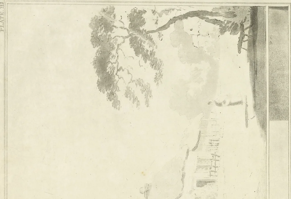 An illustration from A practical essay on the art of colouring and painting landscapes in water colours : with ten illustrative engravings, 1836, leaf 33