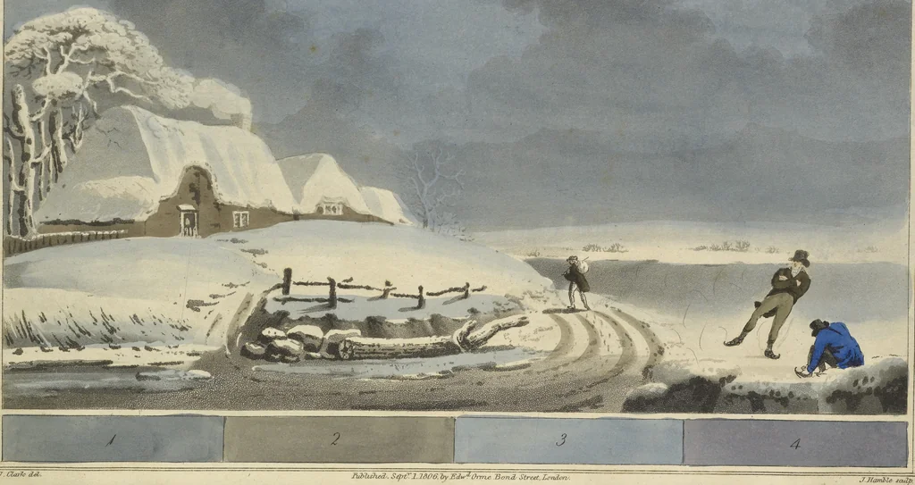 An illustration from A practical essay on the art of colouring and painting landscapes in water colours : with ten illustrative engravings, 1836, leaf 48