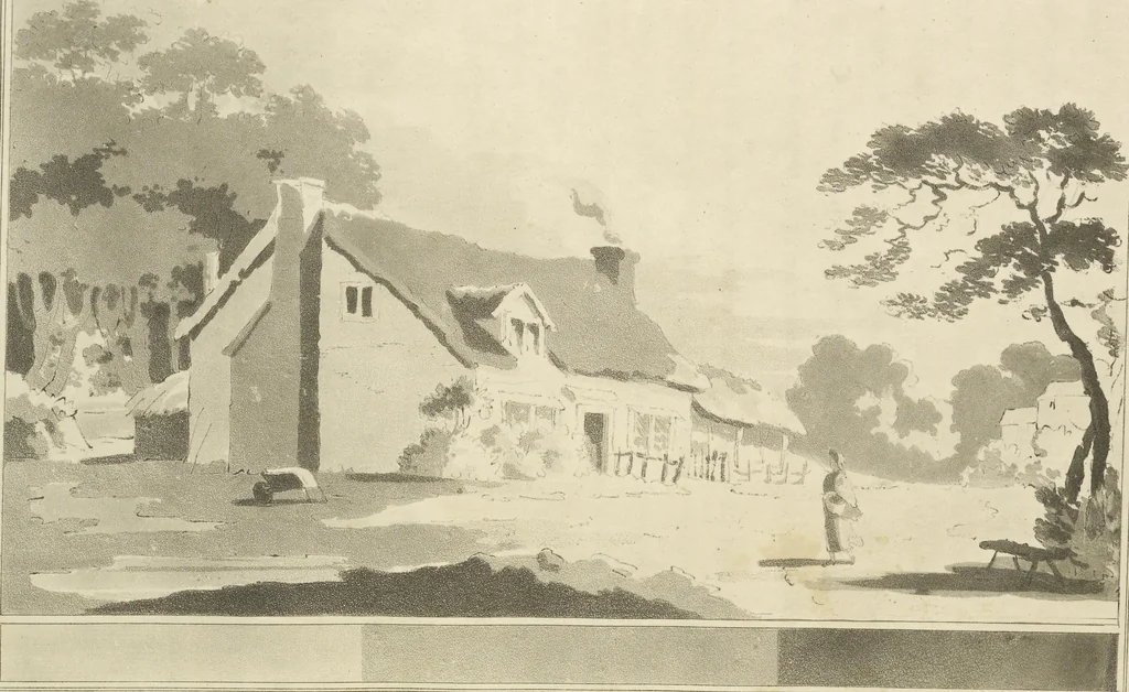 An illustration from A practical essay on the art of colouring and painting landscapes in water colours : accompanied with ten engravings, 1807, leaf 34