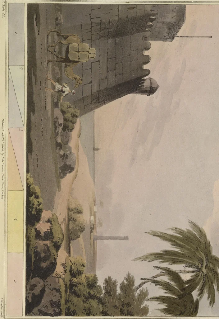 An illustration from A practical essay on the art of colouring and painting landscapes in water colours : accompanied with ten engravings, 1807, leaf 54