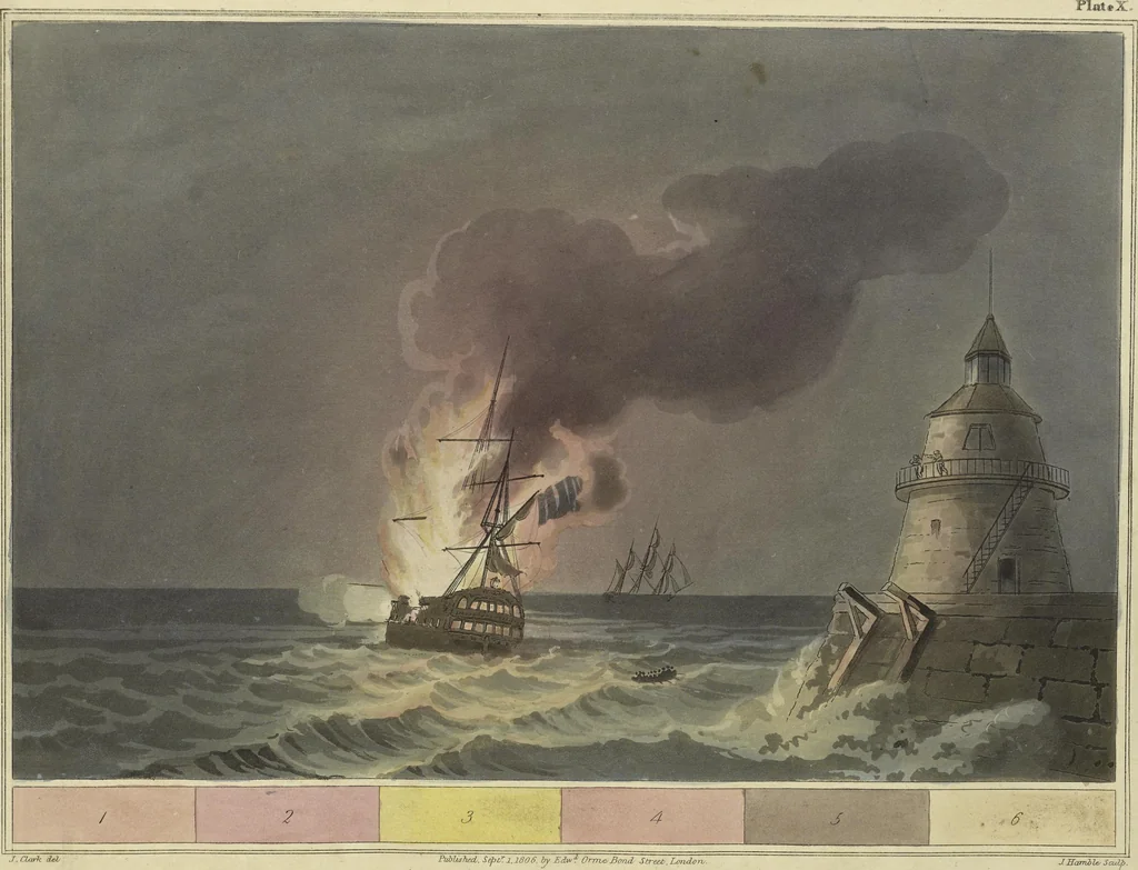 An illustration from A practical essay on the art of colouring and painting landscapes in water colours : accompanied with ten engravings, 1807, leaf 67
