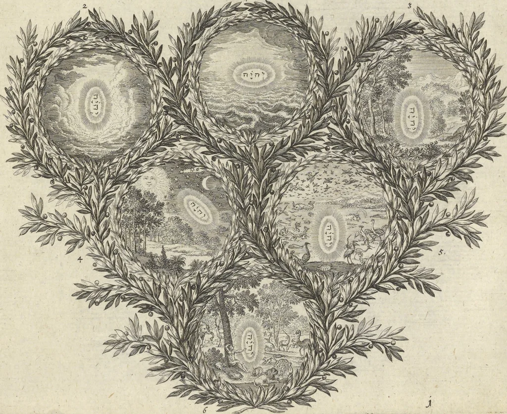 An illustration from Historische Bilder-Bibel : welche besteht in Fünff Theill, 1700, leaf 10
