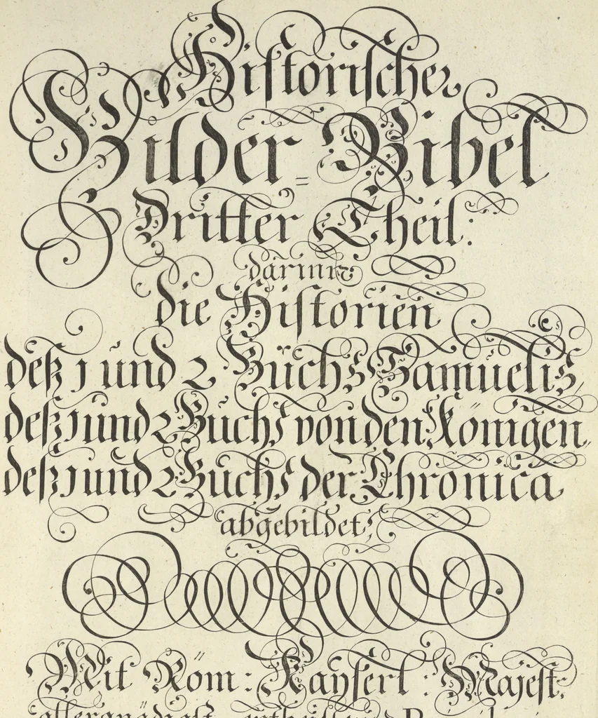 An illustration from Historische Bilder-Bibel : welche besteht in Fünff Theill, 1700, leaf 102