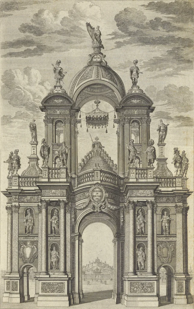 An illustration from Historische Bilder-Bibel : welche besteht in Fünff Theill, 1700, leaf 104