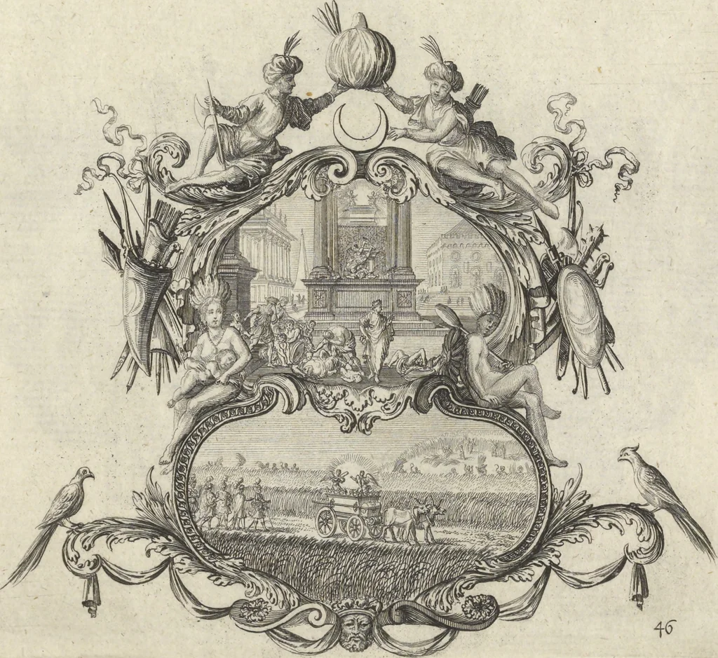 An illustration from Historische Bilder-Bibel : welche besteht in Fünff Theill, 1700, leaf 108
