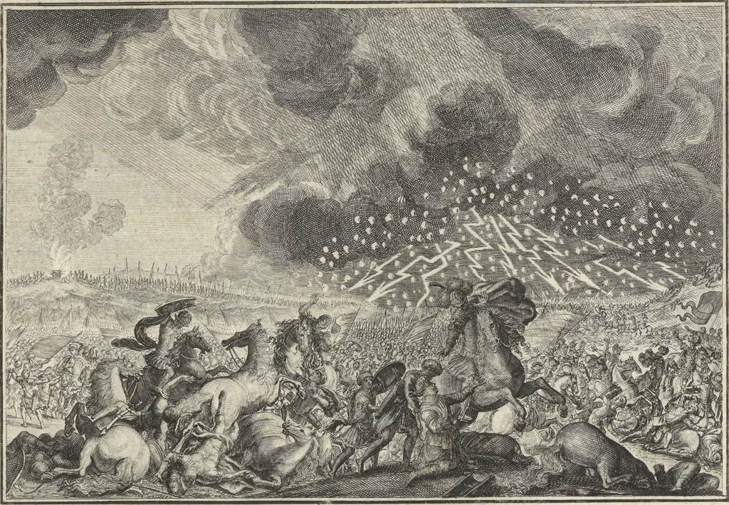 An illustration from Historische Bilder-Bibel : welche besteht in Fünff Theill, 1700, leaf 110
