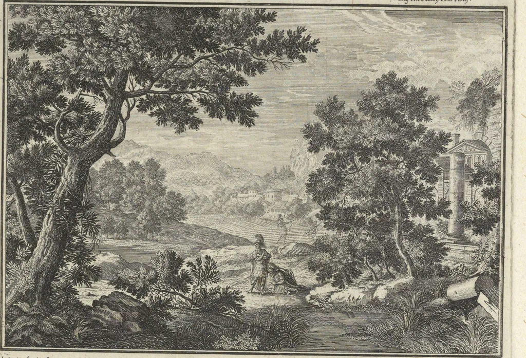 An illustration from Historische Bilder-Bibel : welche besteht in Fünff Theill, 1700, leaf 118