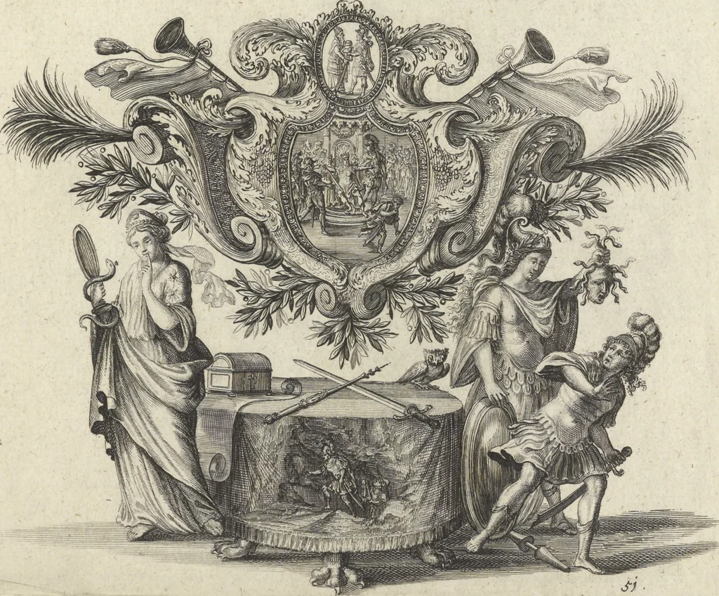An illustration from Historische Bilder-Bibel : welche besteht in Fünff Theill, 1700, leaf 118