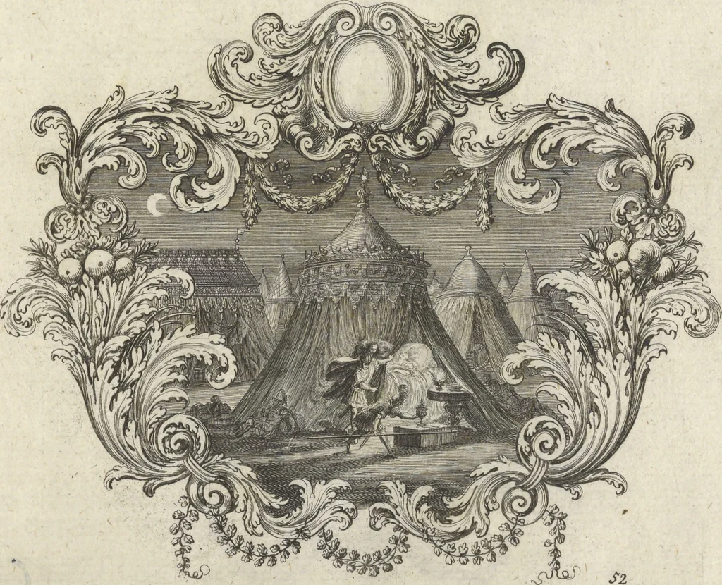 An illustration from Historische Bilder-Bibel : welche besteht in Fünff Theill, 1700, leaf 120