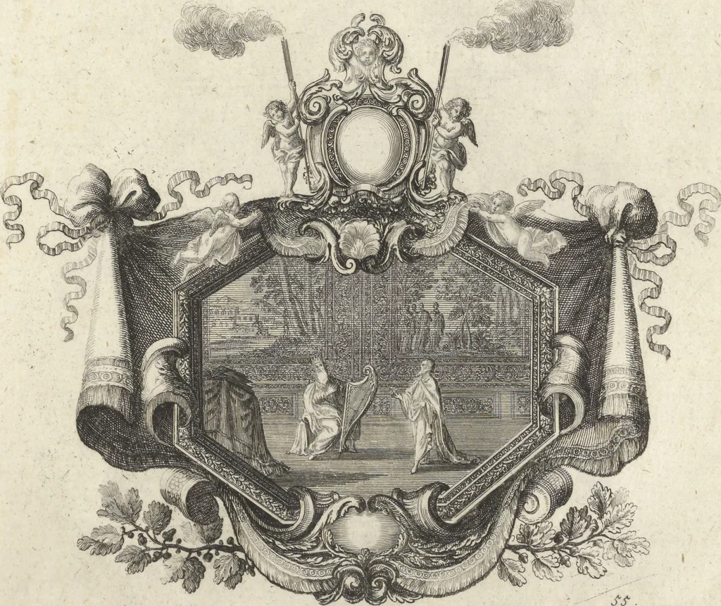 An illustration from Historische Bilder-Bibel : welche besteht in Fünff Theill, 1700, leaf 126