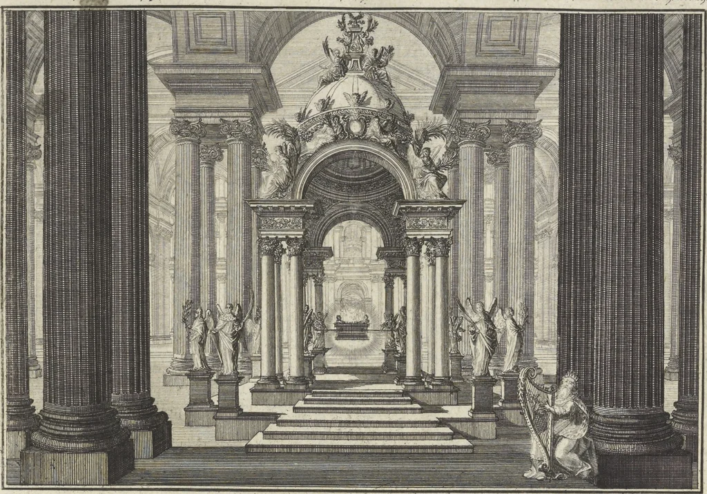An illustration from Historische Bilder-Bibel : welche besteht in Fünff Theill, 1700, leaf 130