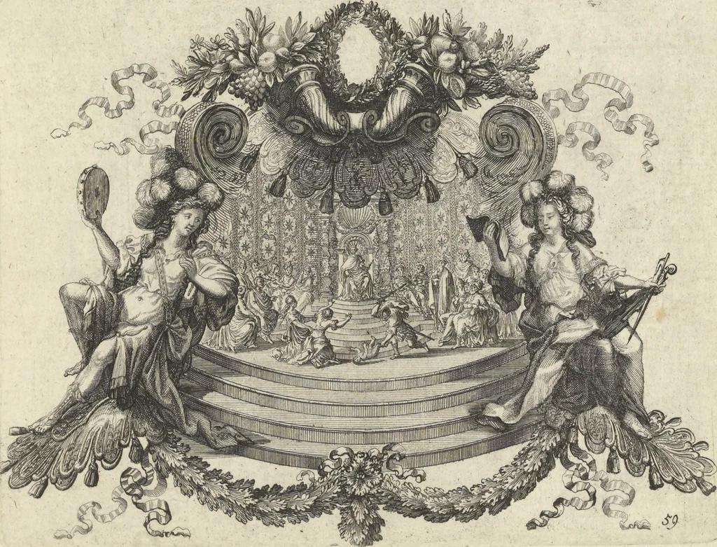 An illustration from Historische Bilder-Bibel : welche besteht in Fünff Theill, 1700, leaf 134