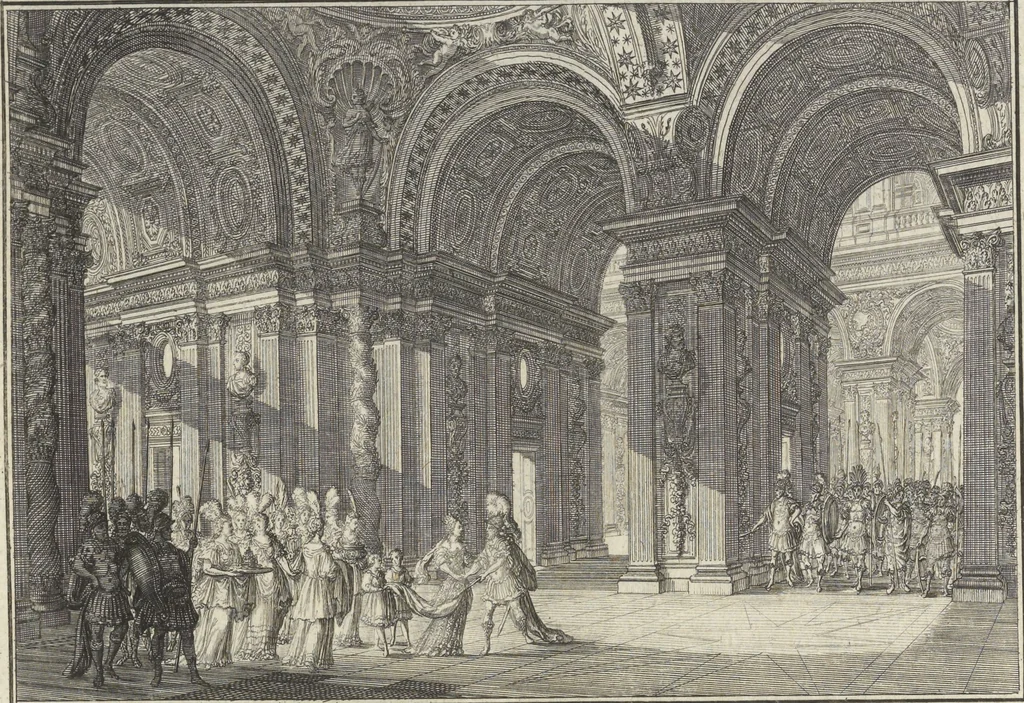 An illustration from Historische Bilder-Bibel : welche besteht in Fünff Theill, 1700, leaf 144