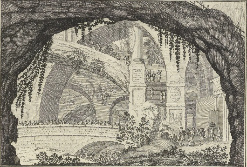 An illustration from Historische Bilder-Bibel : welche besteht in Fünff Theill, 1700, leaf 146