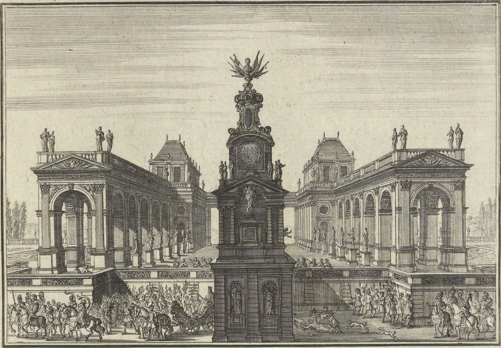 An illustration from Historische Bilder-Bibel : welche besteht in Fünff Theill, 1700, leaf 154