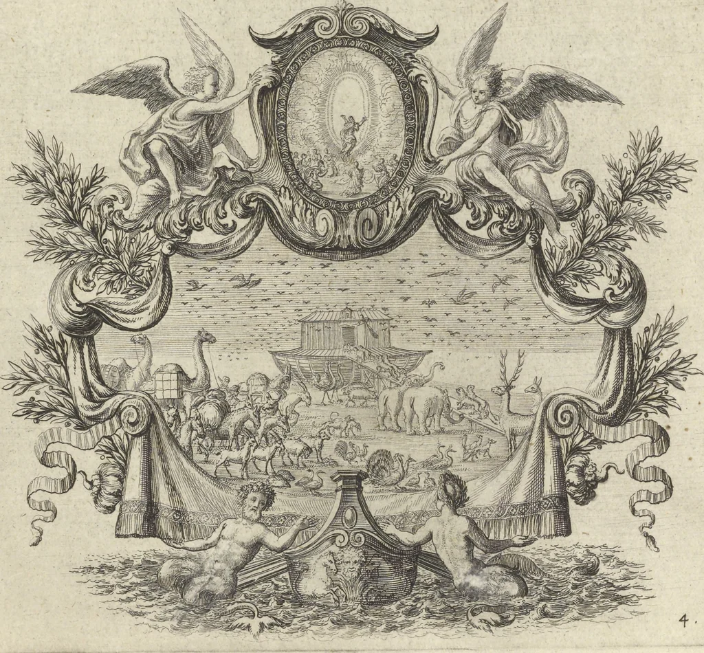 An illustration from Historische Bilder-Bibel : welche besteht in Fünff Theill, 1700, leaf 16