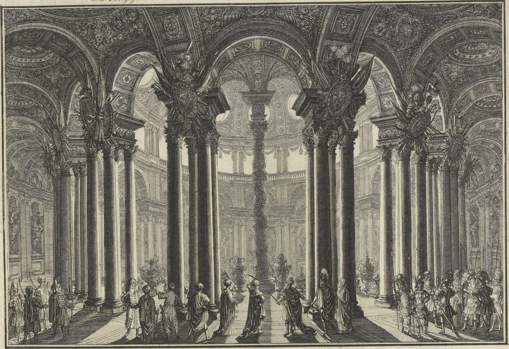 An illustration from Historische Bilder-Bibel : welche besteht in Fünff Theill, 1700, leaf 160
