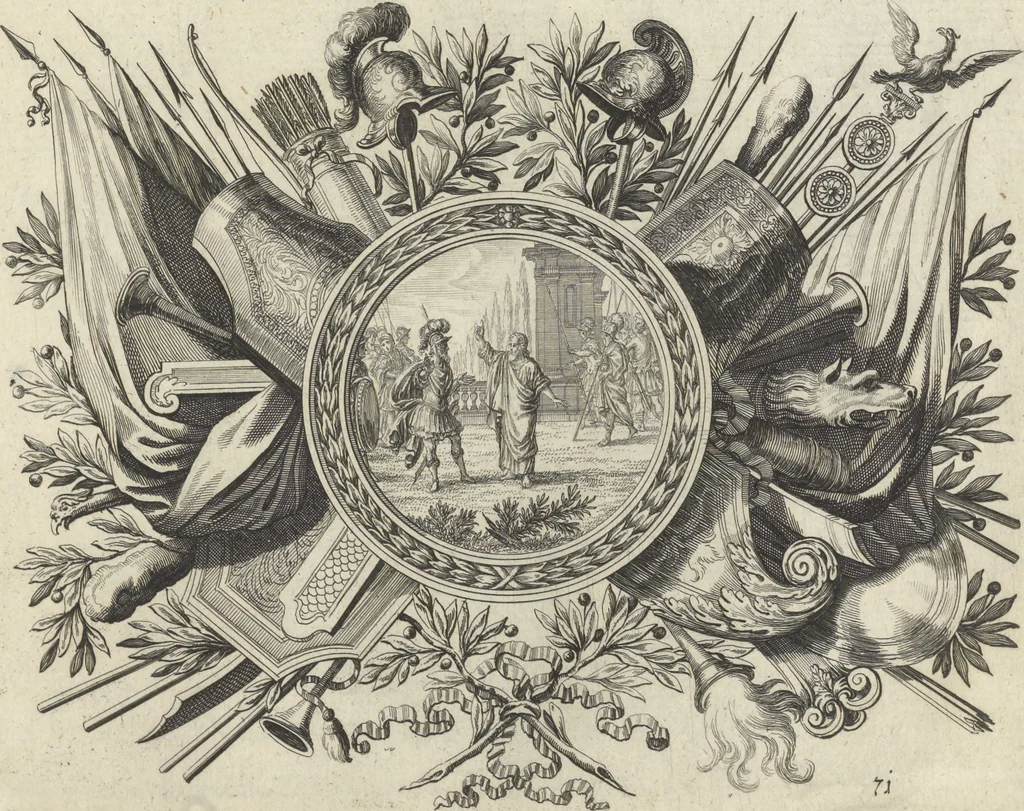An illustration from Historische Bilder-Bibel : welche besteht in Fünff Theill, 1700, leaf 160