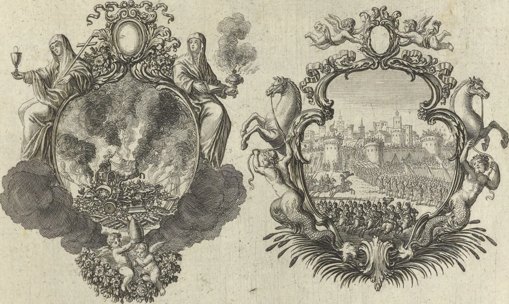 An illustration from Historische Bilder-Bibel : welche besteht in Fünff Theill, 1700, leaf 164