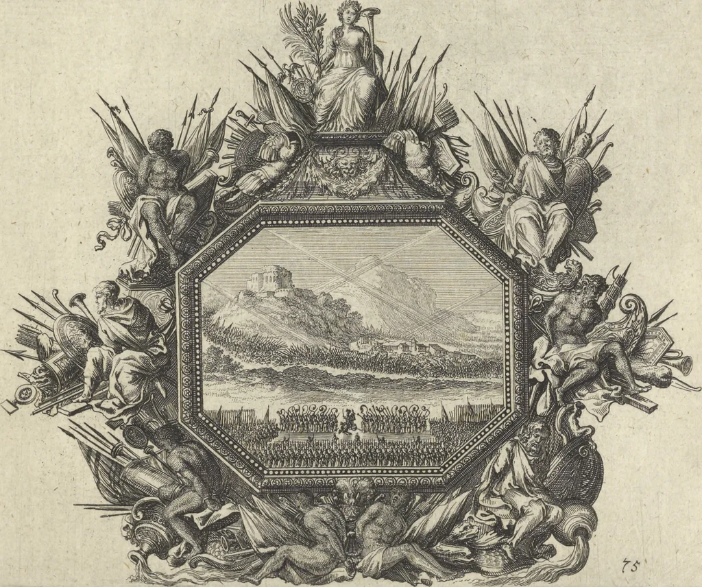 An illustration from Historische Bilder-Bibel : welche besteht in Fünff Theill, 1700, leaf 168