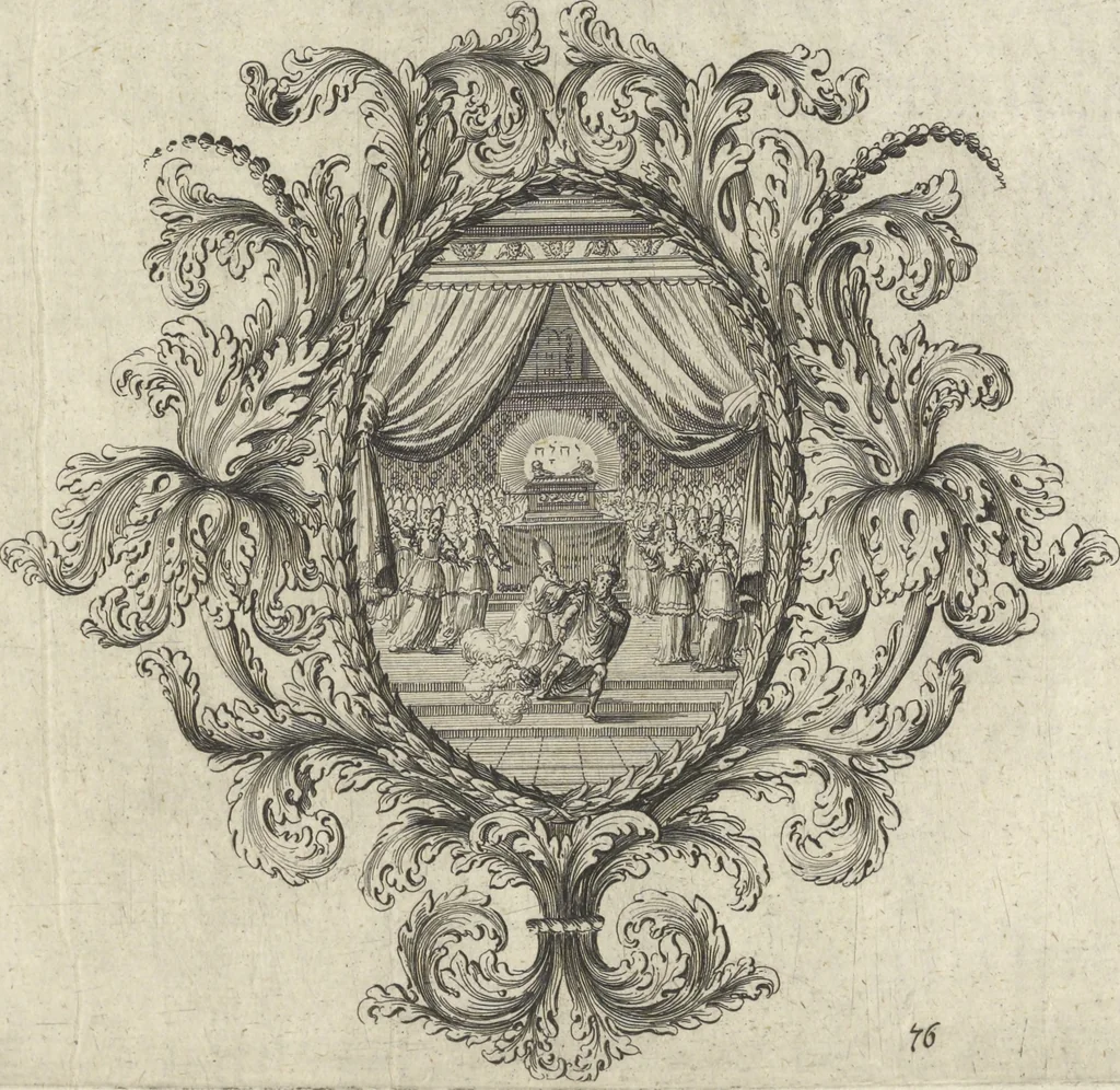 An illustration from Historische Bilder-Bibel : welche besteht in Fünff Theill, 1700, leaf 170