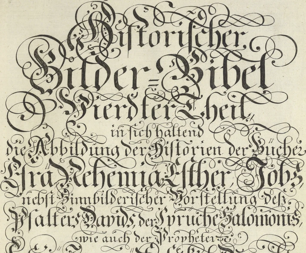 An illustration from Historische Bilder-Bibel : welche besteht in Fünff Theill, 1700, leaf 172