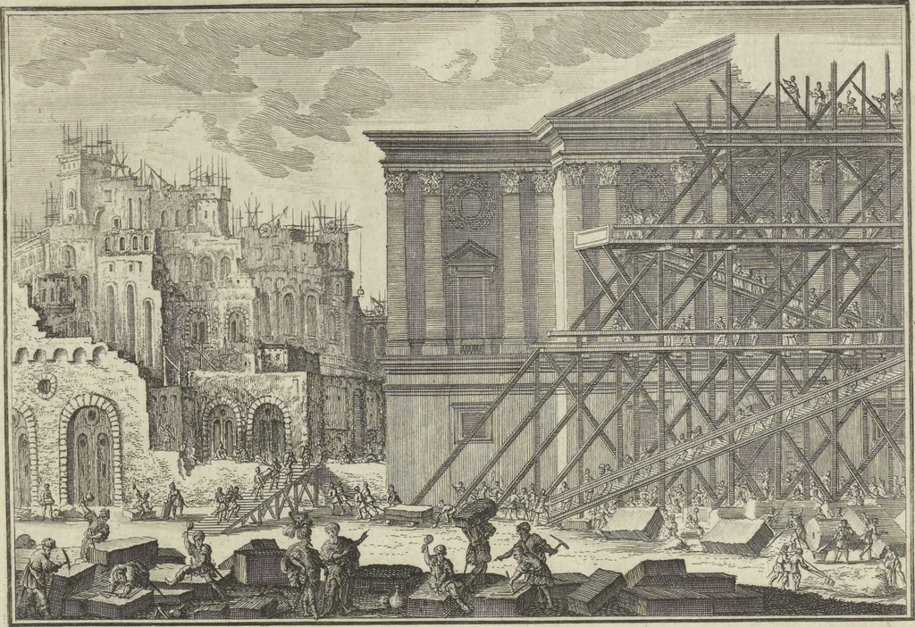 An illustration from Historische Bilder-Bibel : welche besteht in Fünff Theill, 1700, leaf 178
